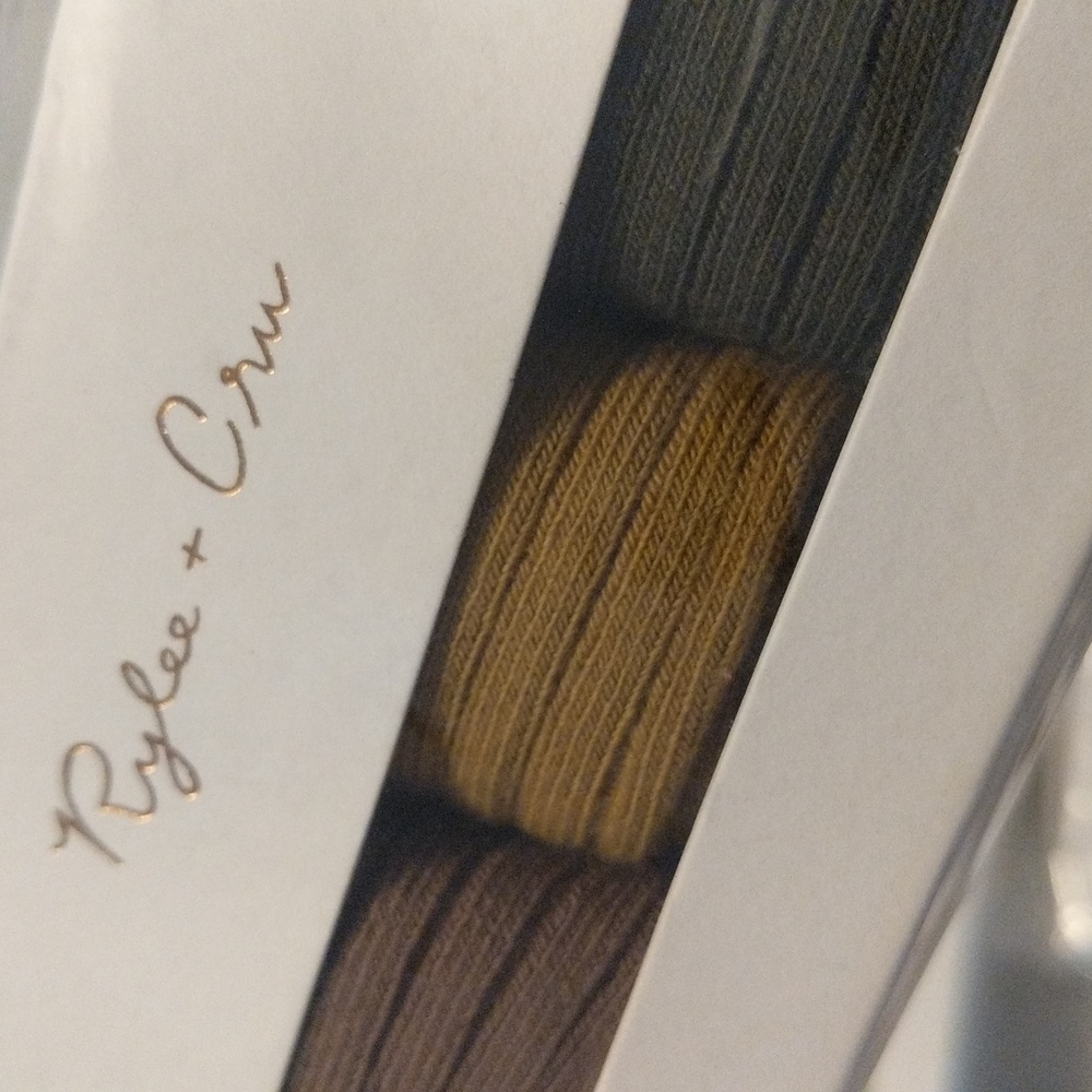 NWT Rylee and Cru Solid Ribbed Knee Sock Sets - Picture 6 of 10